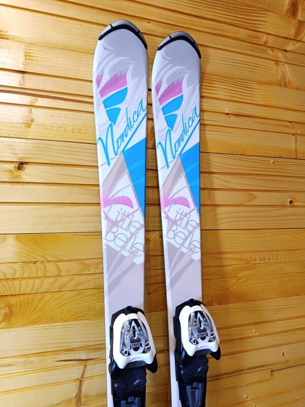 LYŽE NORDICA LITTLE BELLE WHITE 130CM